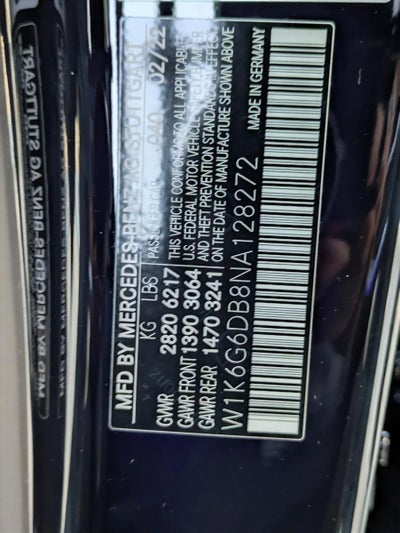 2022 Mercedes-Benz S-Class S 500 4MATIC® Sedan