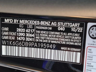 2023 Mercedes-Benz S-Class S 500 4MATIC® Sedan
