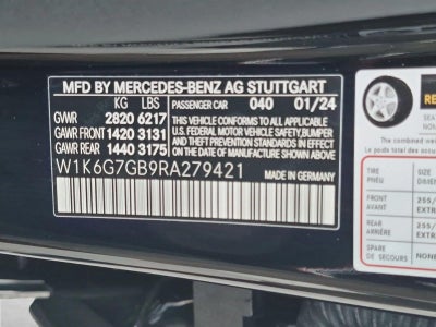 2024 Mercedes-Benz S-Class S 580 4MATIC® Sedan