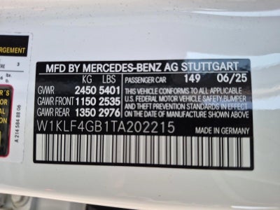 2026 Mercedes-Benz E-Class E 350 RWD Sedan