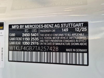 2026 Mercedes-Benz E-Class E 350 RWD Sedan