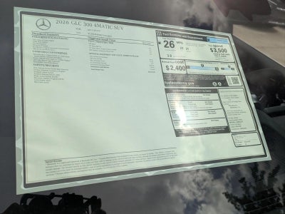 2026 Mercedes-Benz GLC GLC 300 4MATIC® SUV