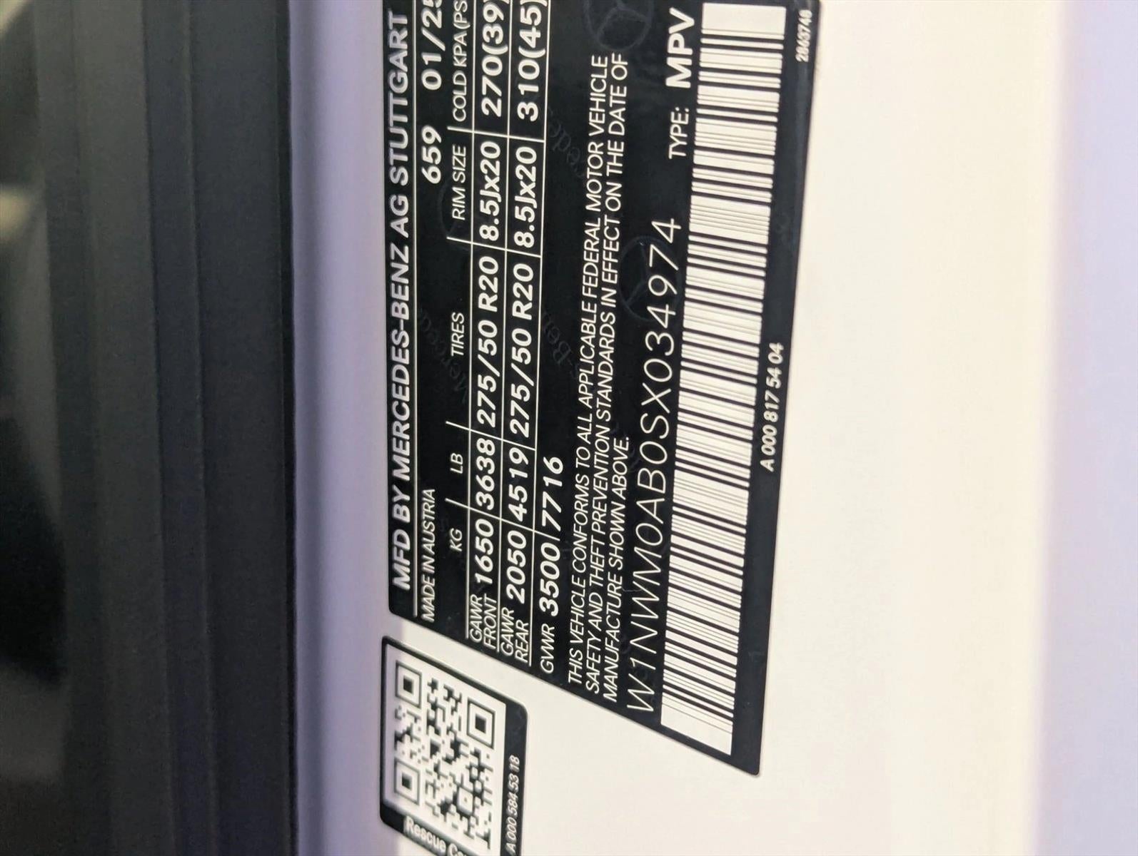 2025 Mercedes-Benz G-Class G 580e SUV