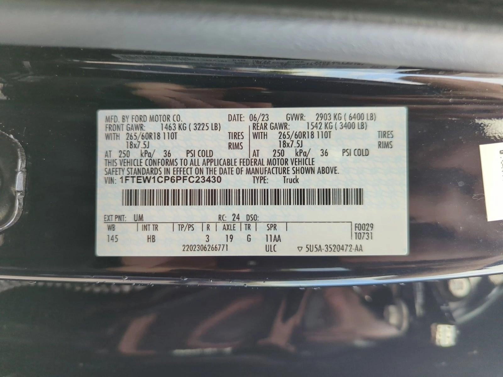 2023 Ford F-150 LARIAT 2WD SuperCrew 5.5' Box