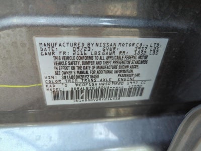 2024 Nissan Sentra S CVT
