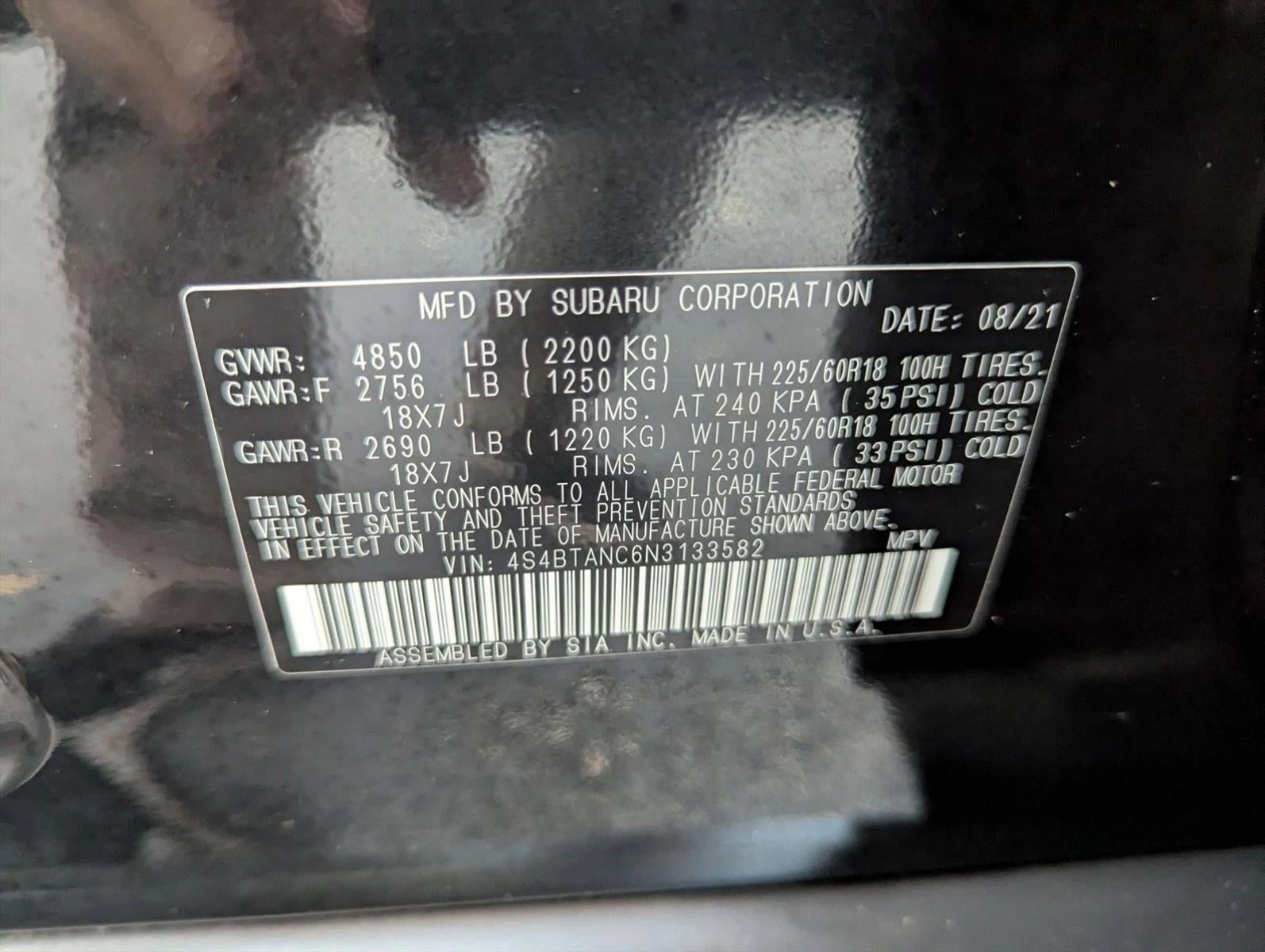 2022 Subaru Outback Limited CVT