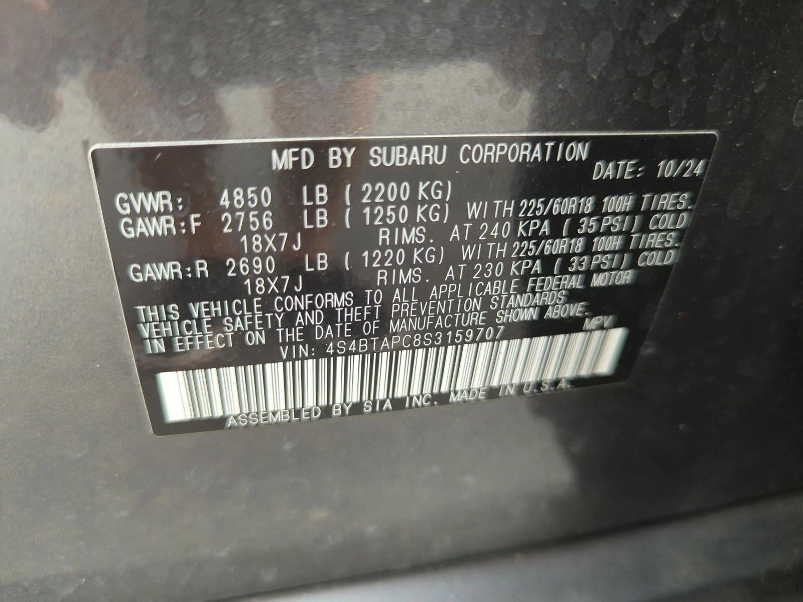 2025 Subaru Outback Touring AWD
