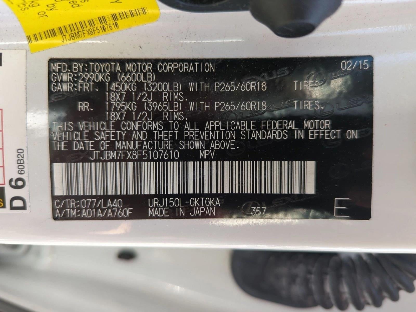 2015 Lexus GX 460 4WD 4dr