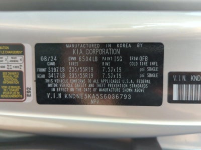 2025 Kia Carnival Hybrid SX Prestige FWD