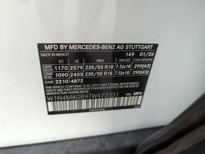 2026 Mercedes-Benz GLB GLB 250 SUV