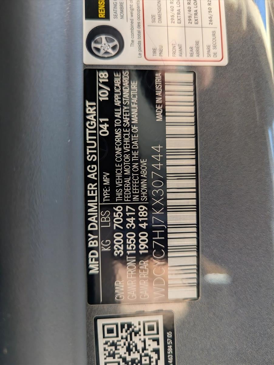 2019 Mercedes-Benz G-Class AMG® G 63 4MATIC® SUV