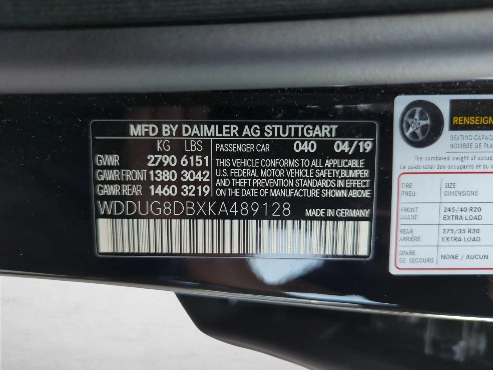 2019 Mercedes-Benz S-Class S 560 Sedan