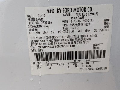 2019 Ford Edge SE FWD