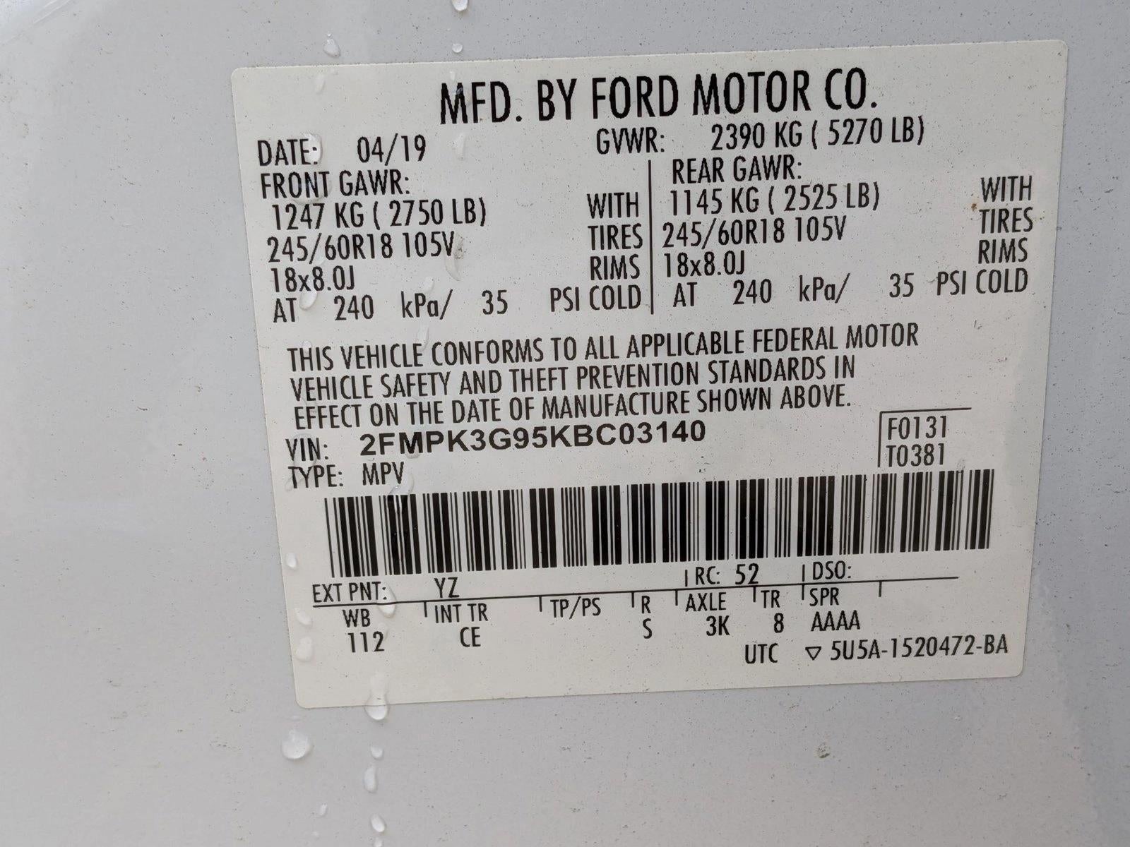 2019 Ford Edge SE FWD