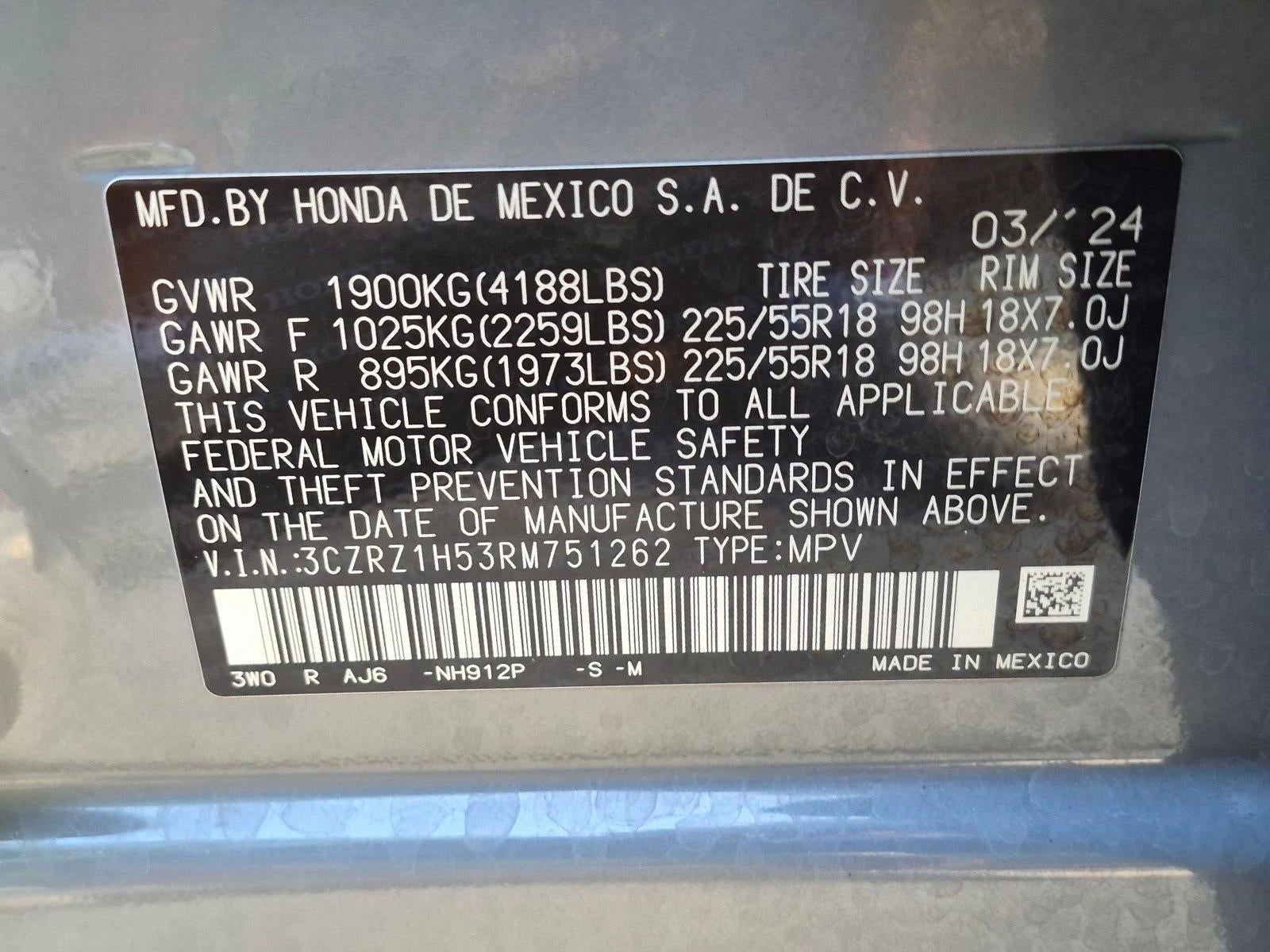 2024 Honda HR-V Sport 2WD CVT