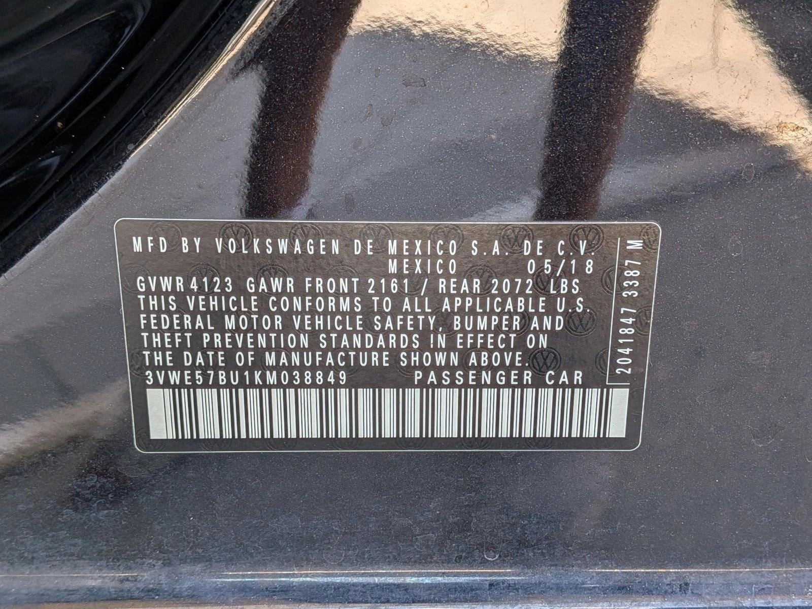 2019 Volkswagen Jetta SEL Auto w/SULEV