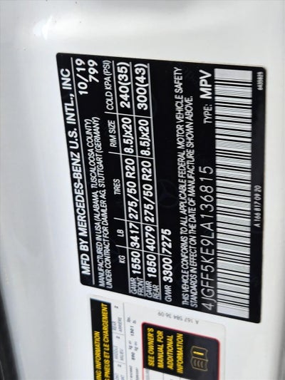 2020 Mercedes-Benz GLS GLS 450 4MATIC® SUV