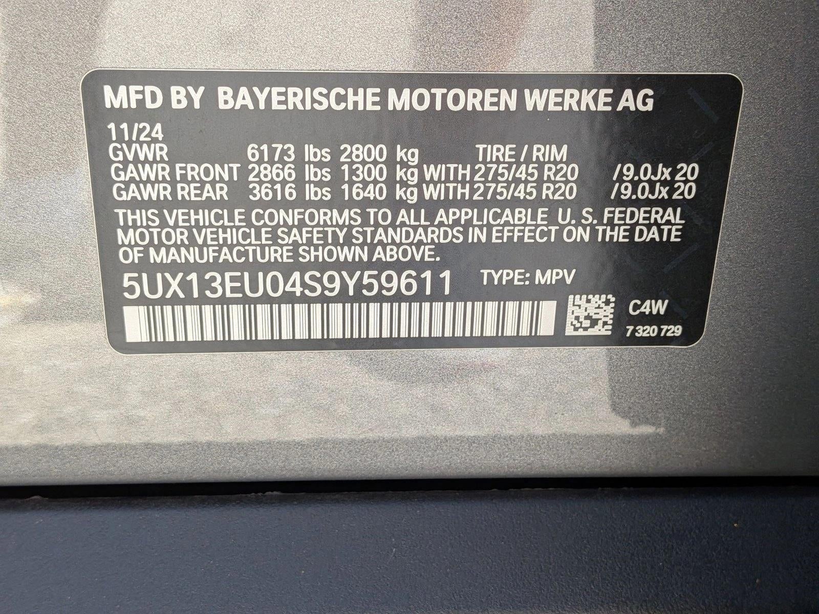 2025 BMW X5 sDrive40i Sports Activity Vehicle