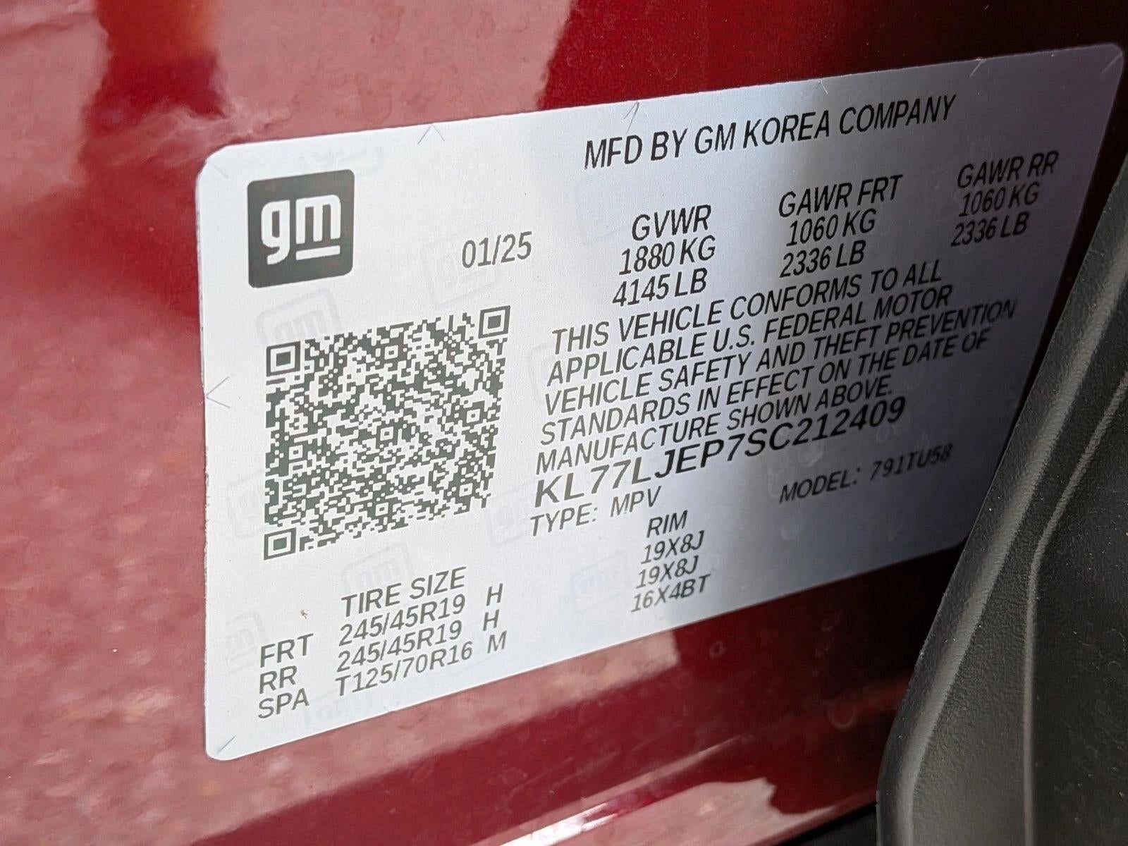 2025 Chevrolet Trax FWD 4dr 2RS