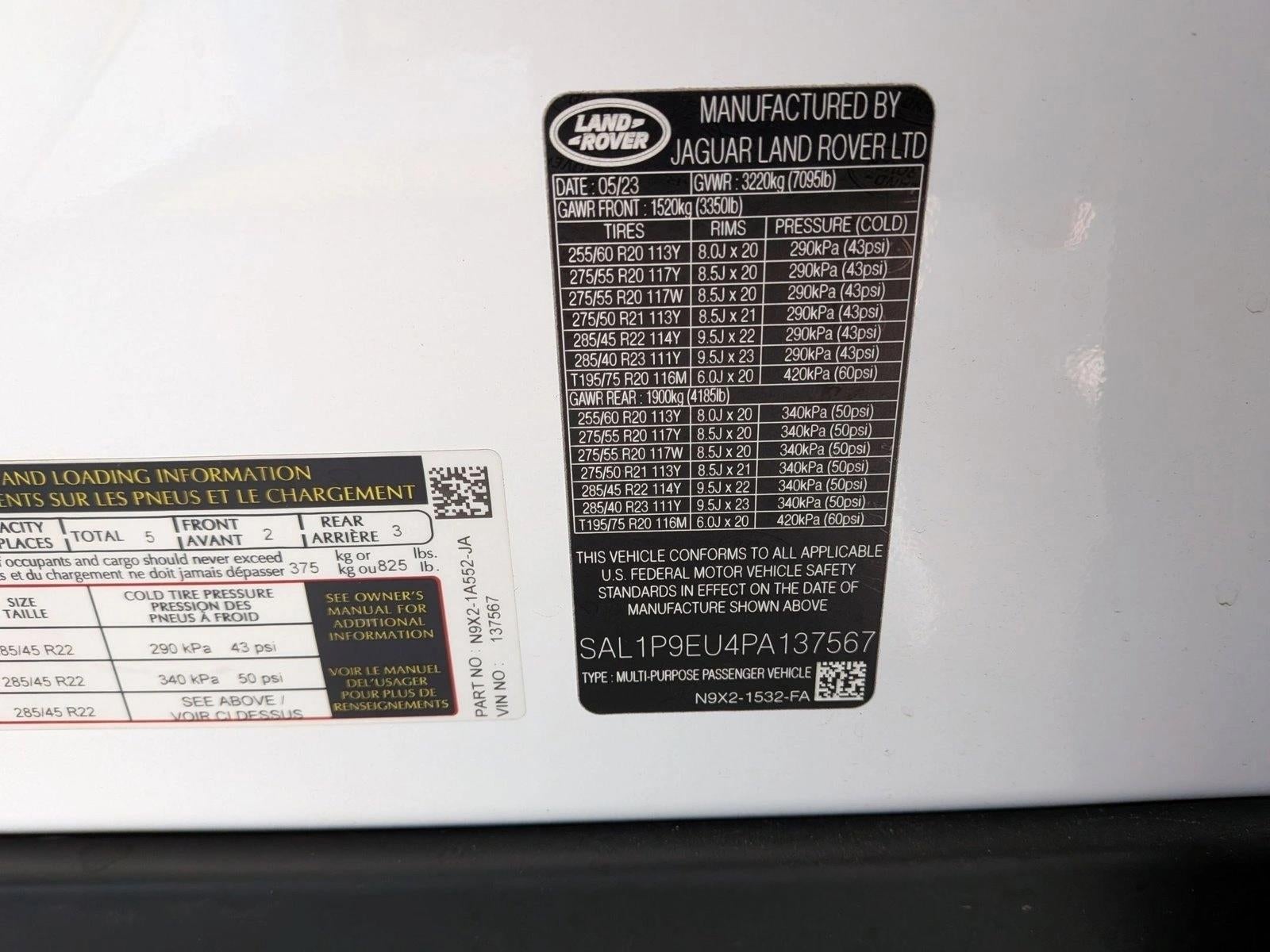 2023 Land Rover Range Rover Sport P360 SE