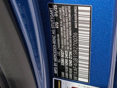 2025 Mercedes-Benz C-Class C 300 Sedan