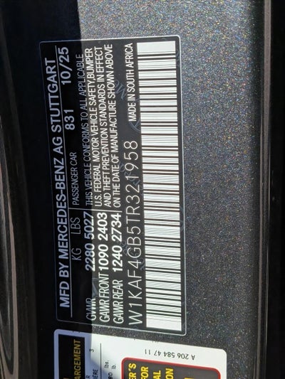 2026 Mercedes-Benz C-Class C 300 Sedan
