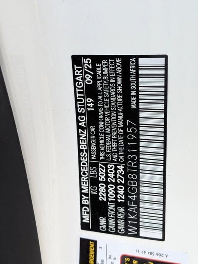 2026 Mercedes-Benz C-Class C 300 Sedan