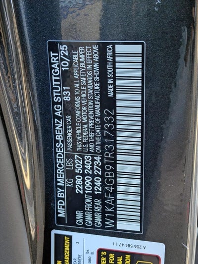 2026 Mercedes-Benz C-Class C 300 Sedan