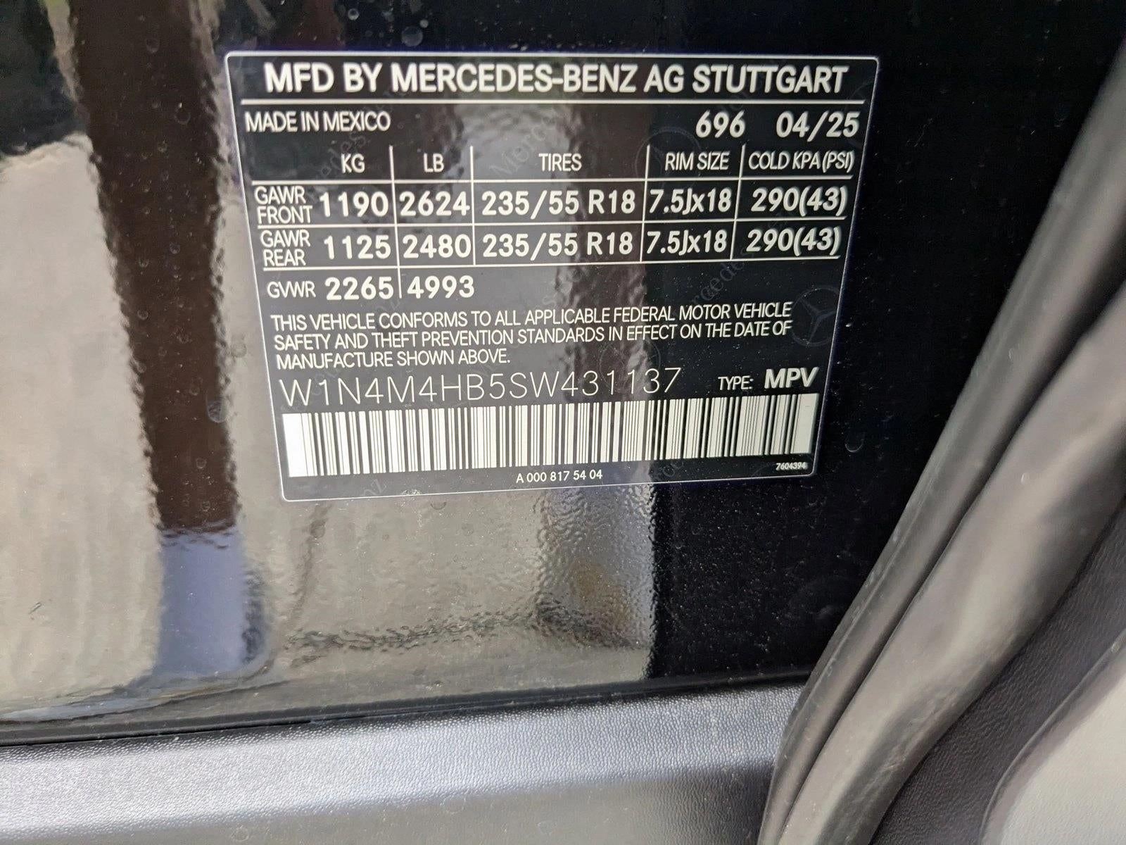 2025 Mercedes-Benz GLB GLB 250 4MATIC® SUV