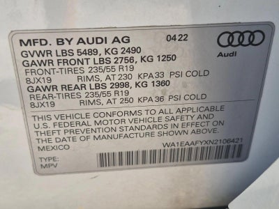 2022 Audi Q5 S line Premium Plus 45 TFSI quattro