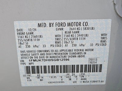 2025 Ford Explorer Active RWD