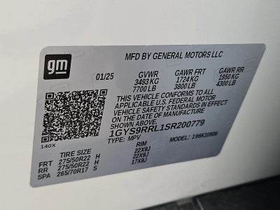 2025 Cadillac Escalade ESV 4WD Sport Platinum