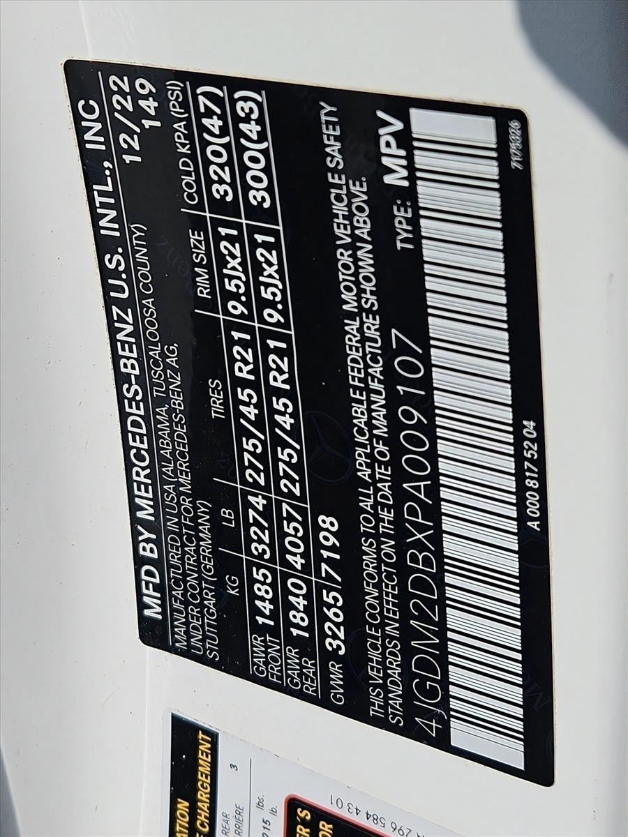 2023 Mercedes-Benz EQS EQS 450+ SUV