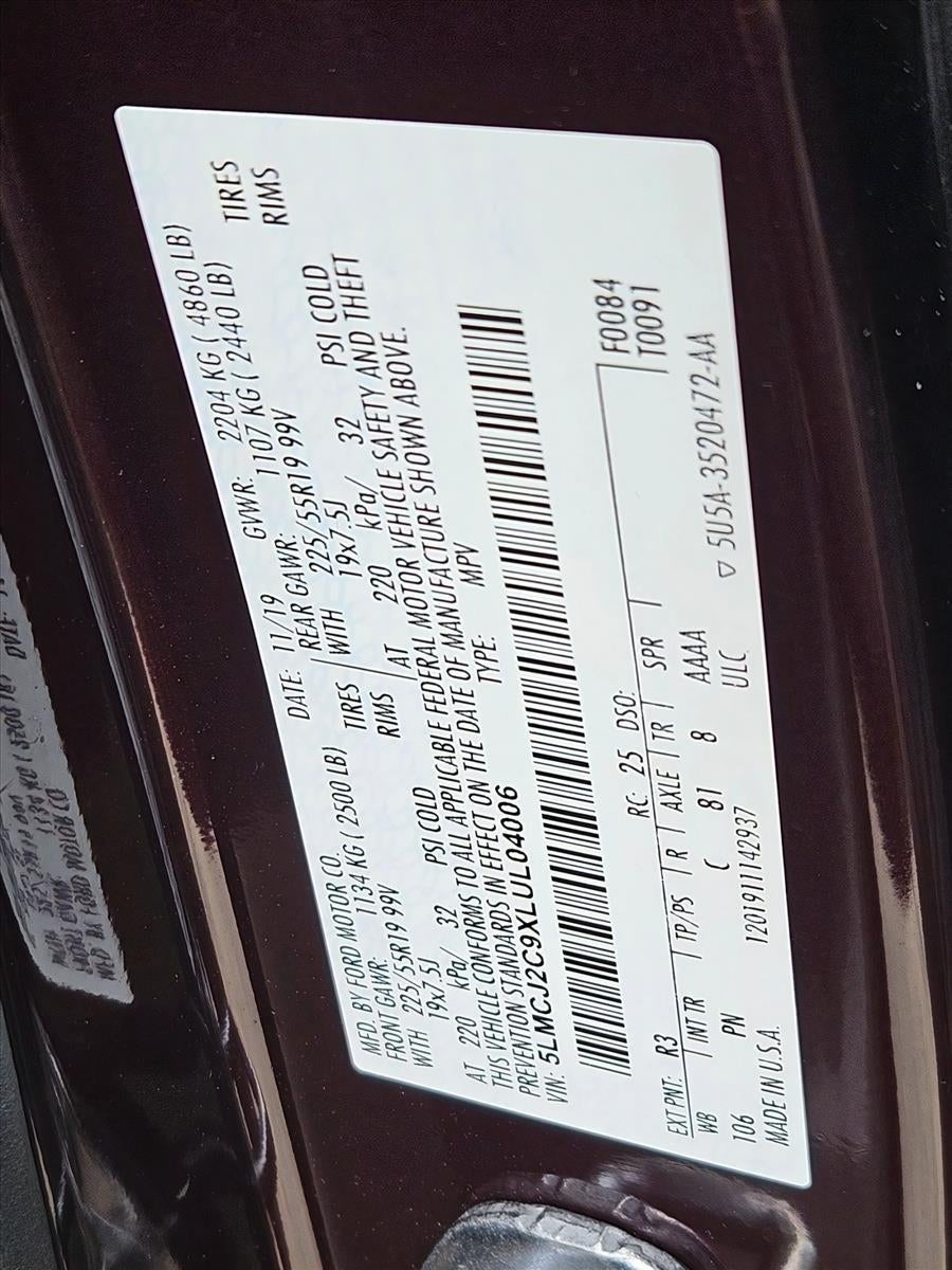 2020 Lincoln Corsair Reserve FWD