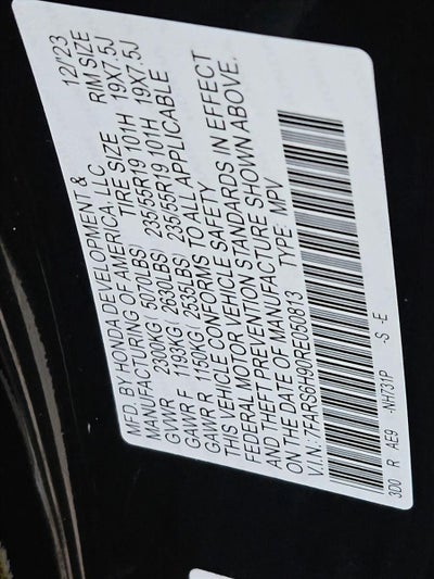 2024 Honda CR-V Hybrid Sport Touring AWD