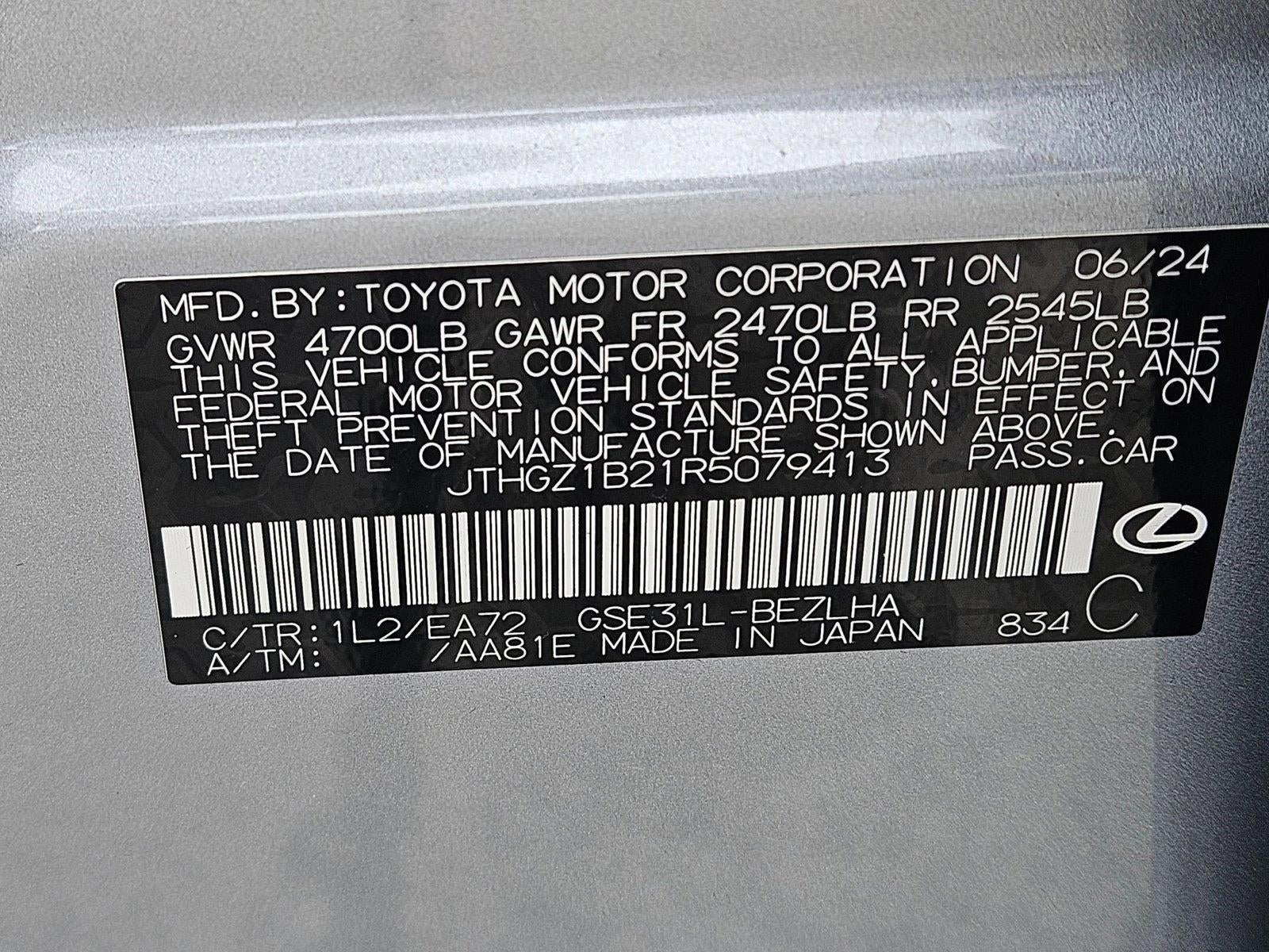 2024 Lexus IS 350 F SPORT RWD