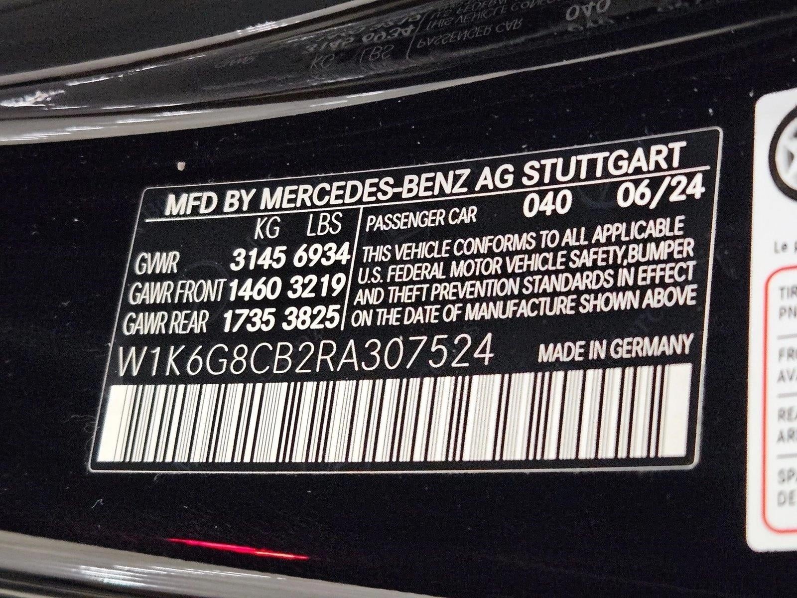 2024 Mercedes-Benz S-Class AMG® S 63 E 4MATIC® Sedan