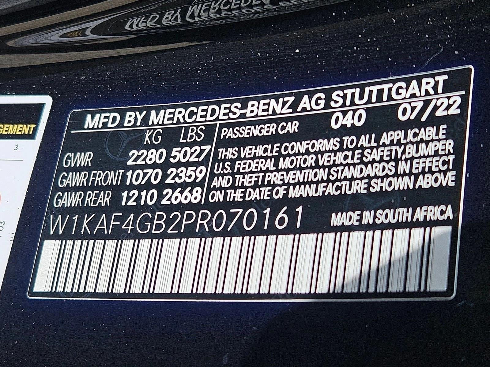 2023 Mercedes-Benz C-Class C 300 Sedan