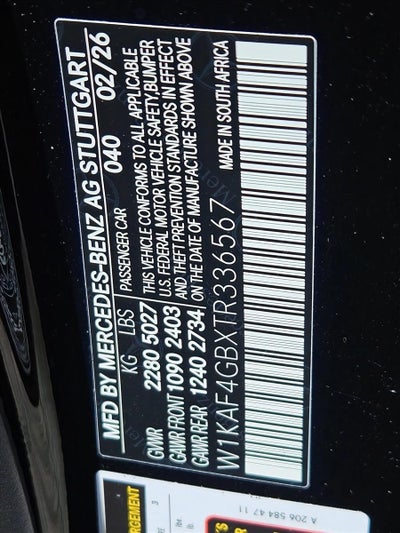 2026 Mercedes-Benz C-Class C 300 Sedan
