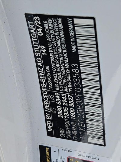 2023 Mercedes-Benz EQE EQE 350+ Sedan