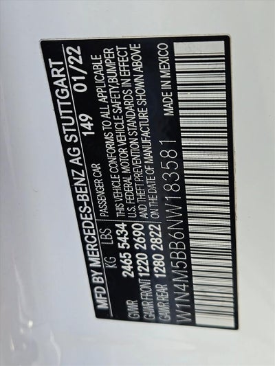 2022 Mercedes-Benz GLB AMG® GLB 35 4MATIC® SUV