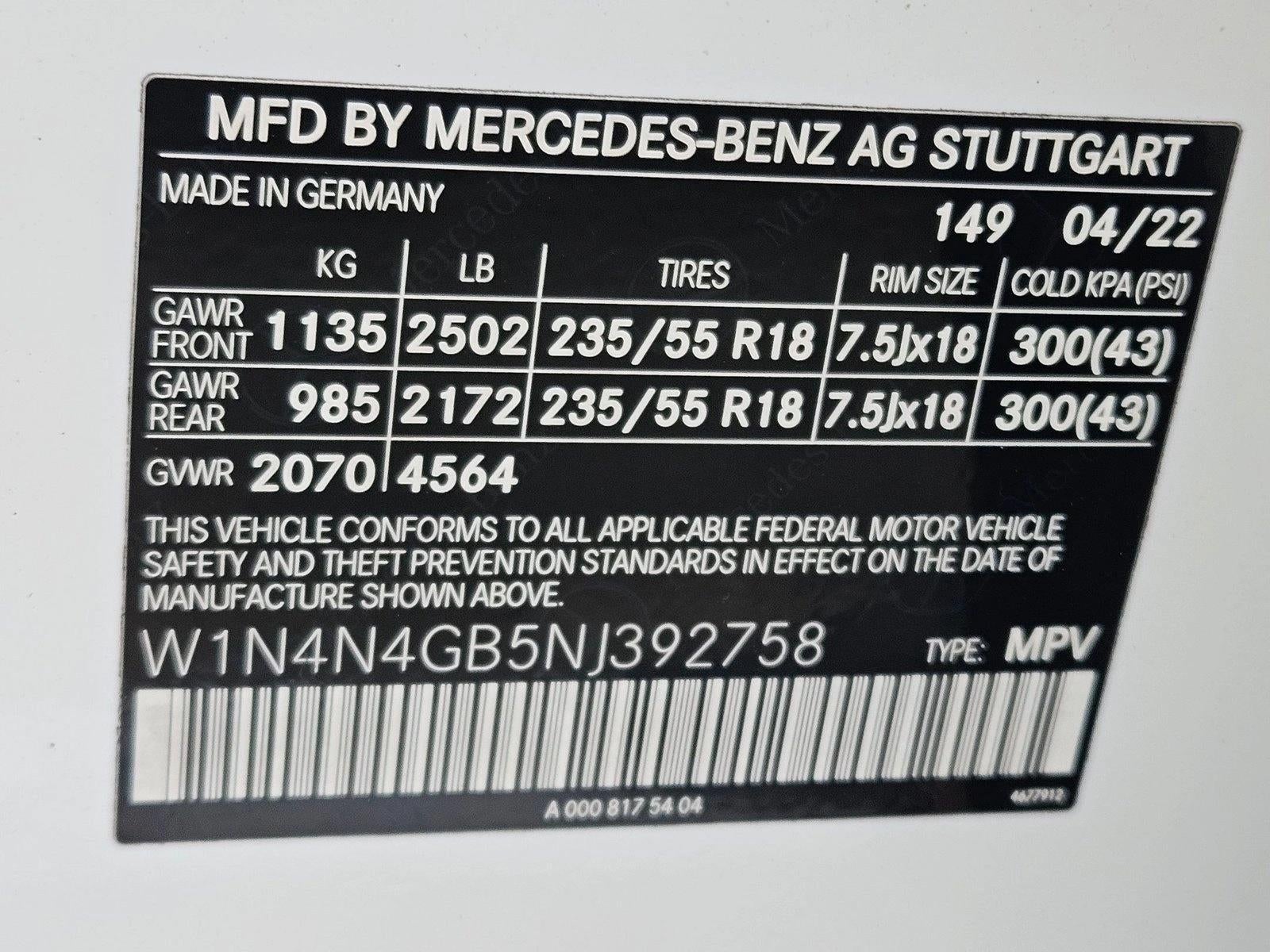 2022 Mercedes-Benz GLA GLA 250 SUV