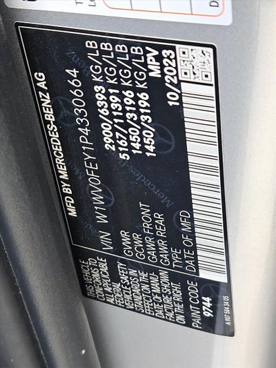 2023 Mercedes-Benz Metris Passenger Van Standard Roof 126" Wheelbase