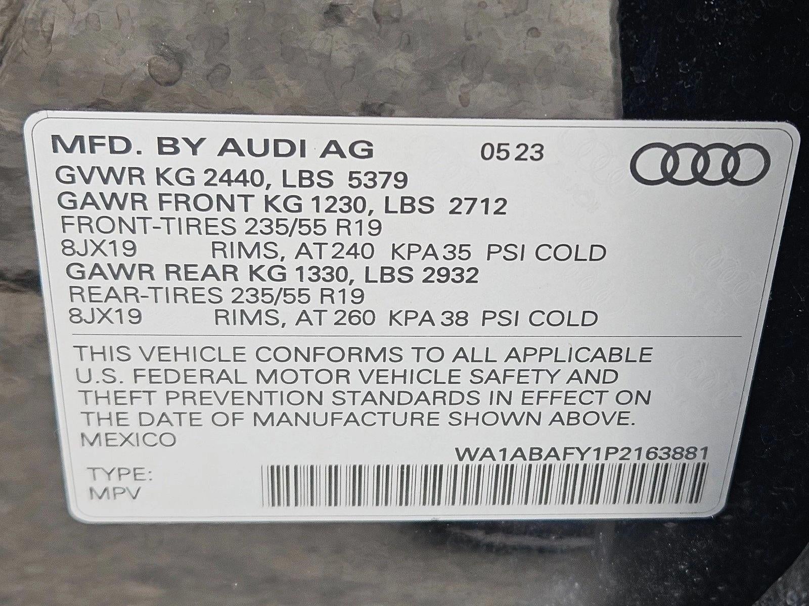 2023 Audi Q5 Premium 40 TFSI quattro