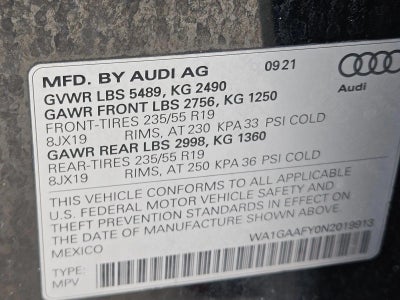 2022 Audi Q5 S line Premium 45 TFSI quattro