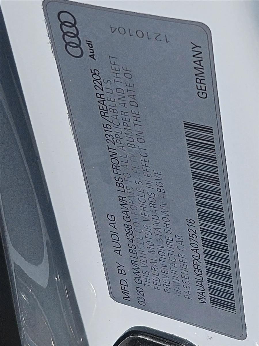 2020 Audi A3 Sedan Premium 40 TFSI