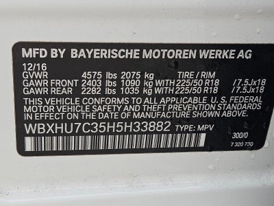 2017 BMW X1 sDrive28i Sports Activity Vehicle