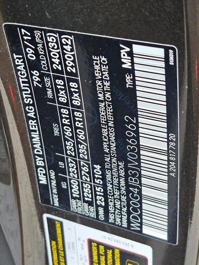 2018 Mercedes-Benz GLC GLC 300 SUV