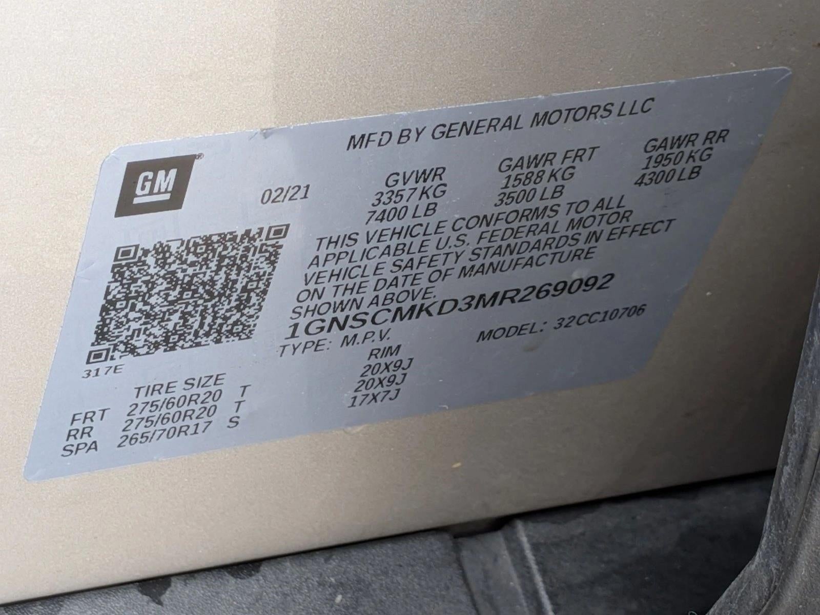 2021 Chevrolet Tahoe 2WD LS