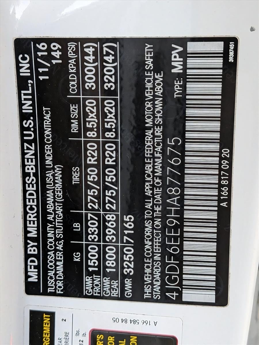 2017 Mercedes-Benz GLS GLS 450 4MATIC® SUV